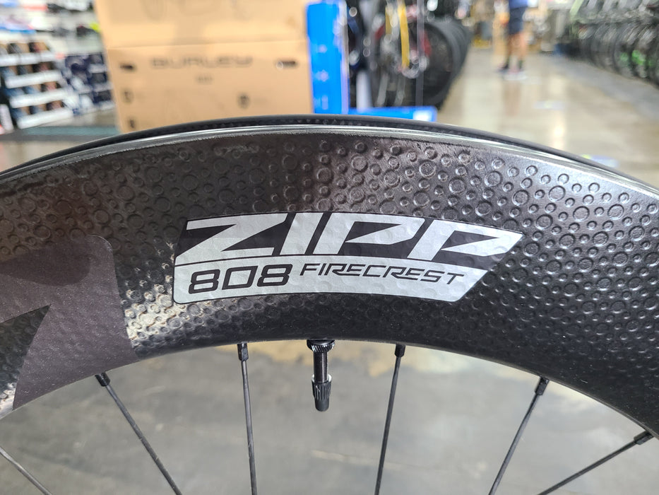 Zipp 808 Firecrest Carbon Tubeless Disc Wheelset