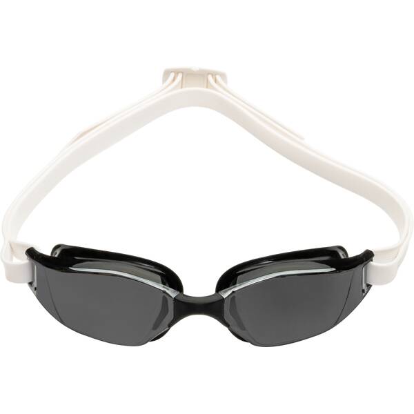 Aquasphere XCEED Swim Goggles - Black Frame White Strap/Smoke Lens