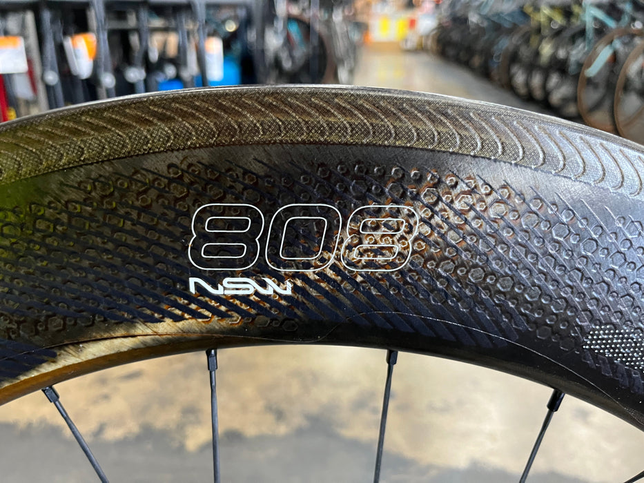 Zipp 808 NSW Carbon Tubeless Rim Brake Wheelset - DEMO