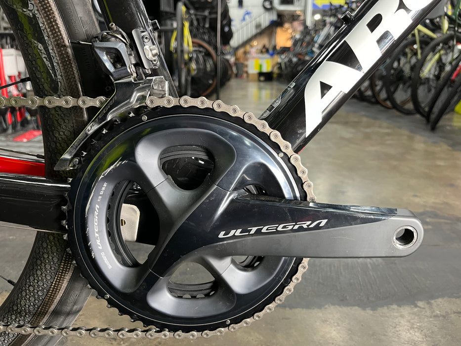 Argon 18 Gallium Pro Rim Shimano Ultegra 11 Speed w/ZIPP 303 Firecrest - Black/Speed White 2019 DEMO