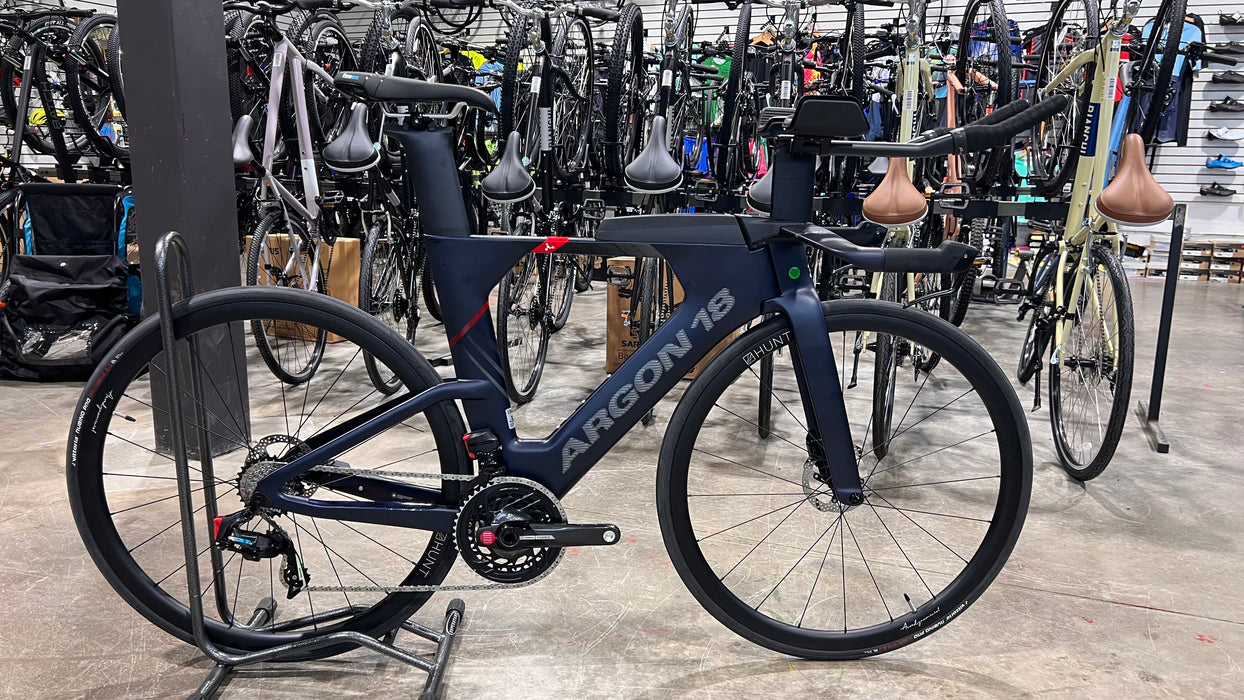 Argon 18 E-119 Tri+ Disc Sram Force eTap AXS Hunt Carbon Wheels - Kailua Moon