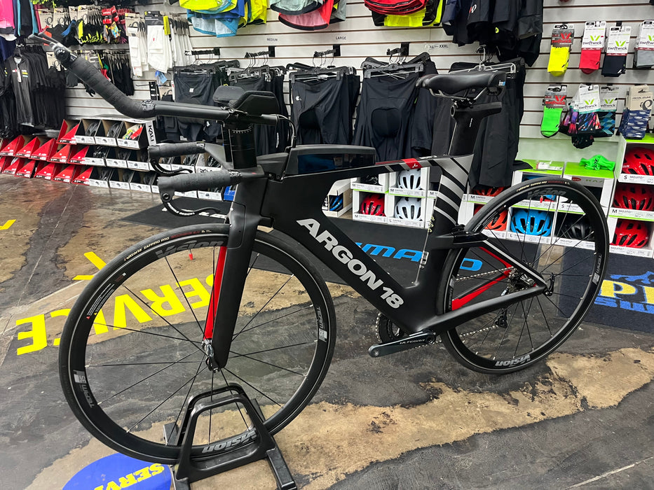 Argon 18 E-119 Tri+ Shimano Ultegra 11 Speed - Black 2022 DEMO