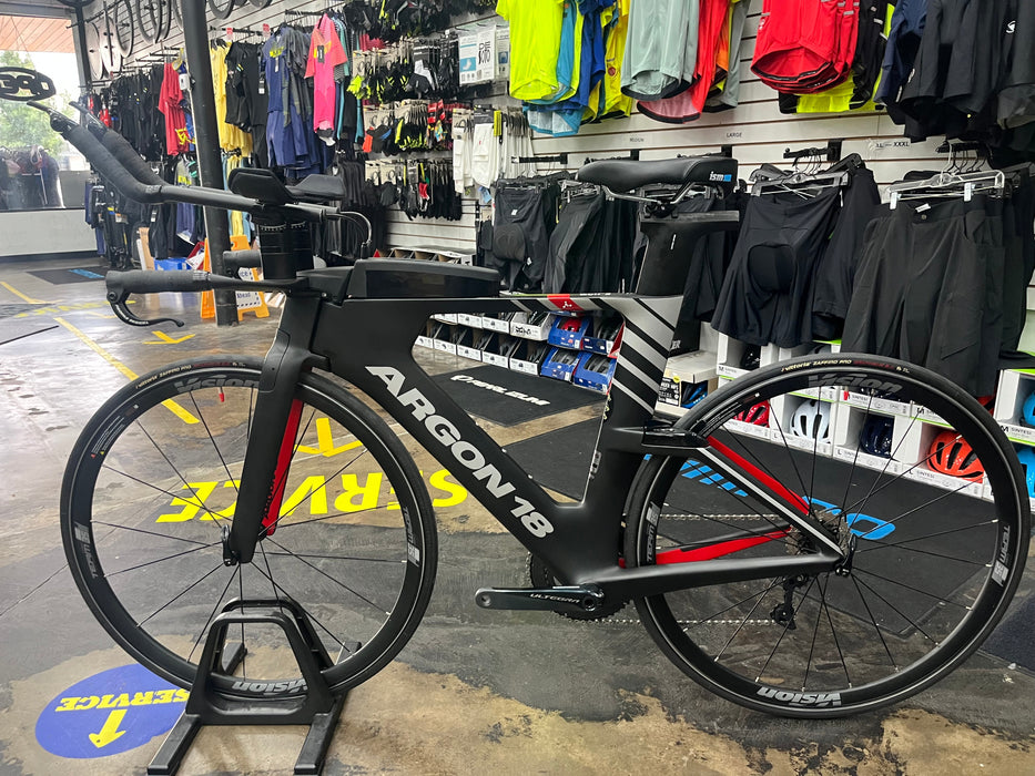 Argon 18 E-119 Tri+ Shimano Ultegra 11 Speed - Black 2022 DEMO