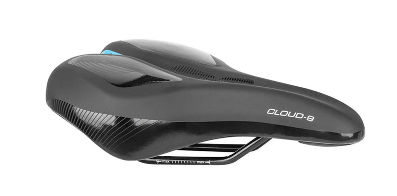 Cloud-9 Kush Plus Wide Saddle Memory Foam Black