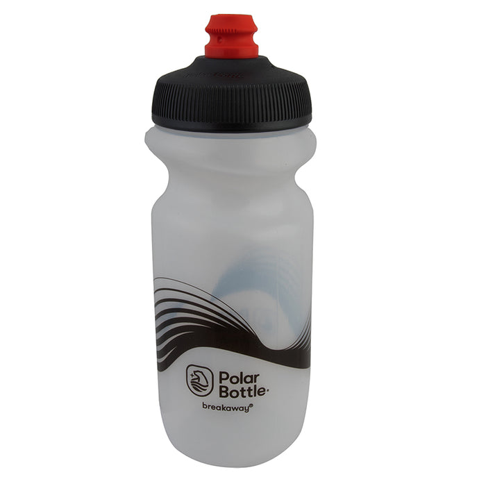 Polar Bottles Breakaway Water Bottle -20oz, Wave Frost/Charcoal