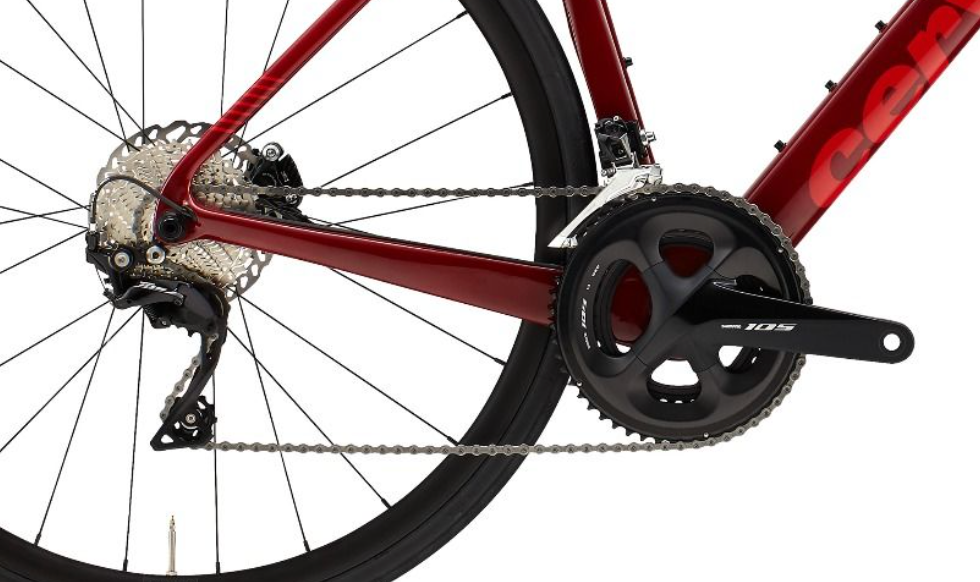 Cervelo Caledonia Disc Shimano 105 - Maroon/Red 2022