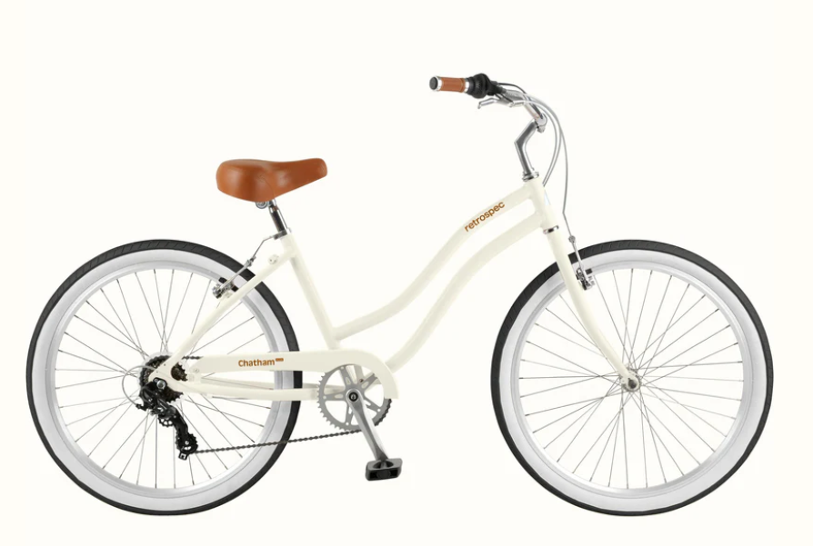 Retrospec Chatham Plus Aluminum Beach Cruiser Bike - Step Through 7 Speed