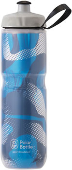 Polar Bottles Sport Insulated Contender Water Bottle - 24oz, Blue/Silver