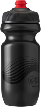 Polar Bottles Breakaway Wave Water Bottle - 20oz, Charcoal/Black