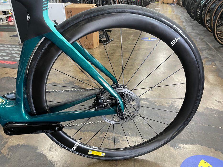 Cervelo S5 SRAM Rival AXS With Enve Foundation 45 - Black/Teal 2022