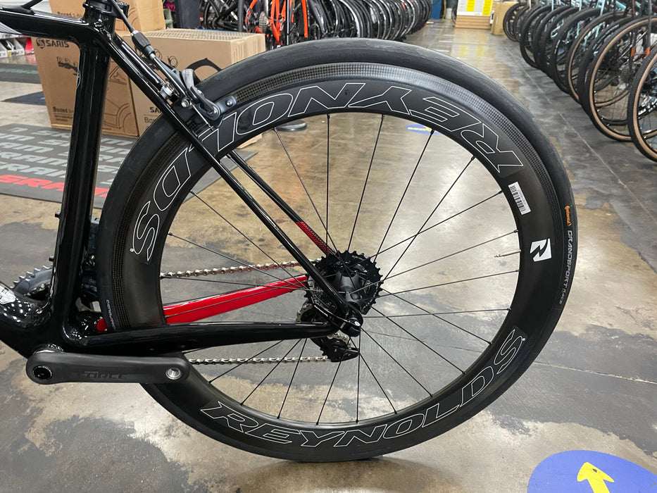 Argon 18 Gallium Pro Rim SRAM Force AXS - Reynolds AR58 Wheelset - Black/White 2019