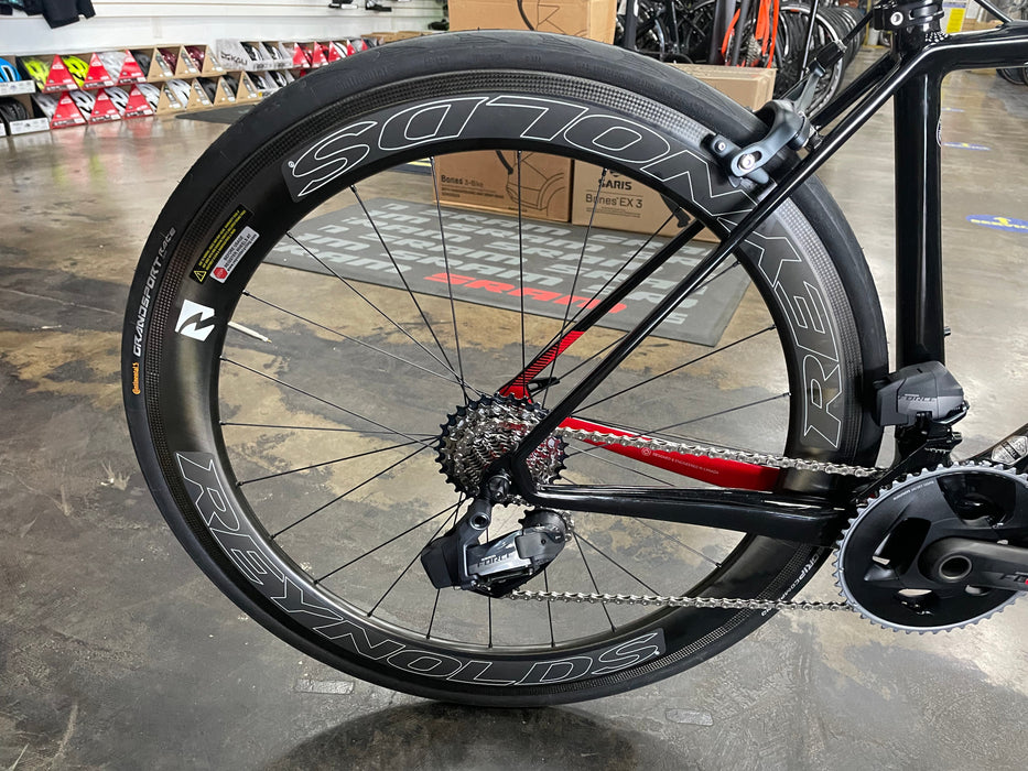 Argon 18 Gallium Pro Rim SRAM Force AXS - Reynolds AR58 Wheelset - Black/White 2019