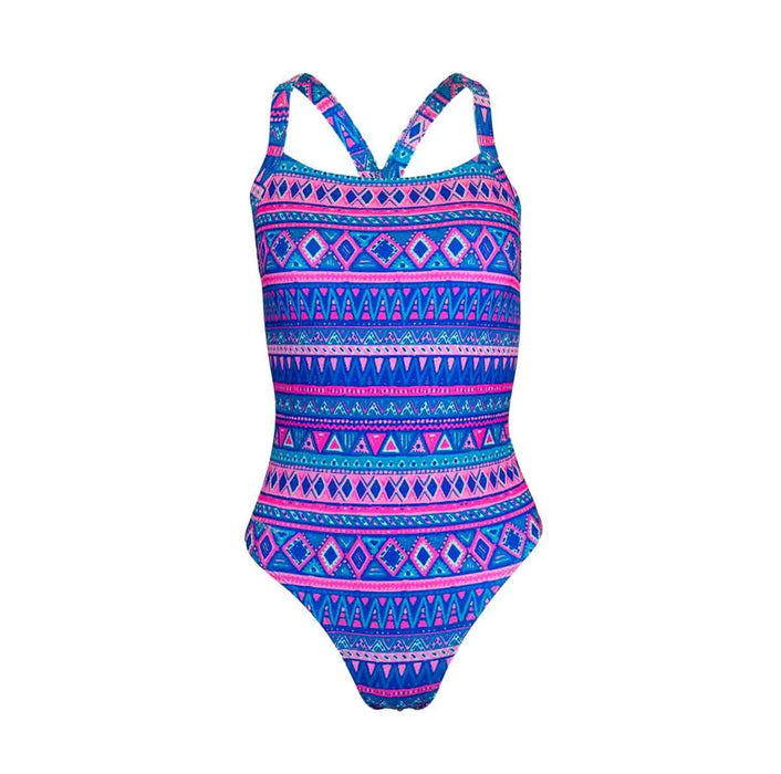 BlueSeventy Girl's Racerback Aztec Goddess Swimsuit