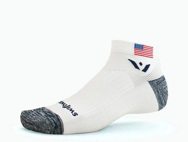 Swiftwick Vision One Socks - Flag White