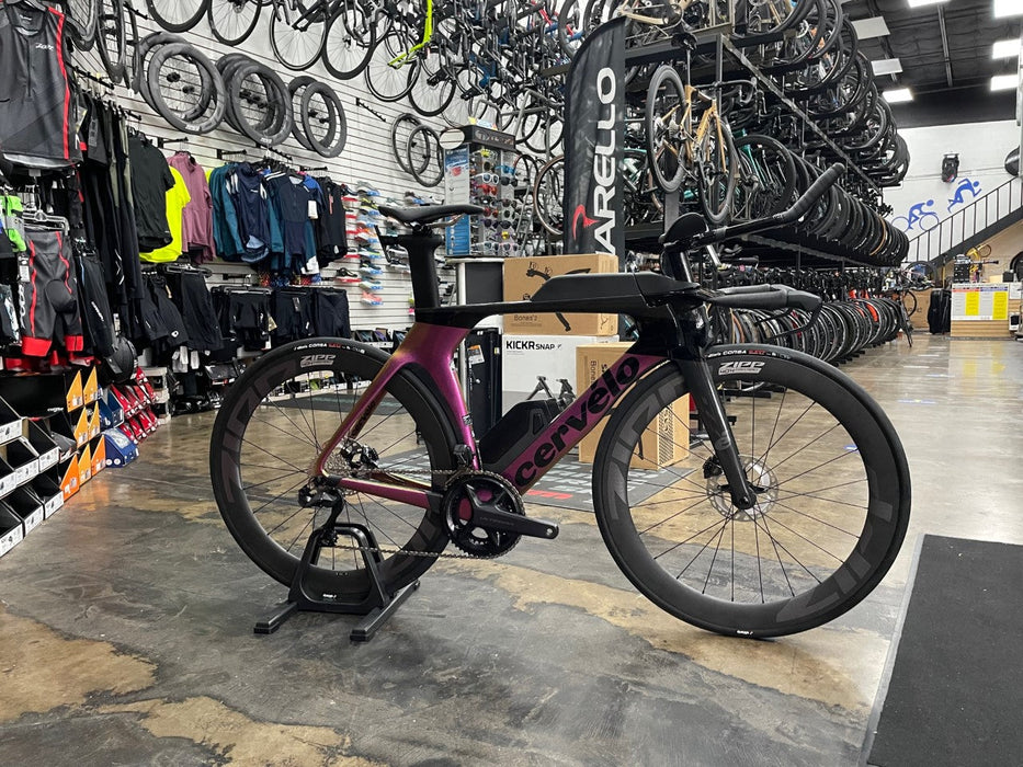 Cervelo P5 Shimano Ultegra Di2 12 Speed Zipp 404 Firecrest - Purple Sunset 2024