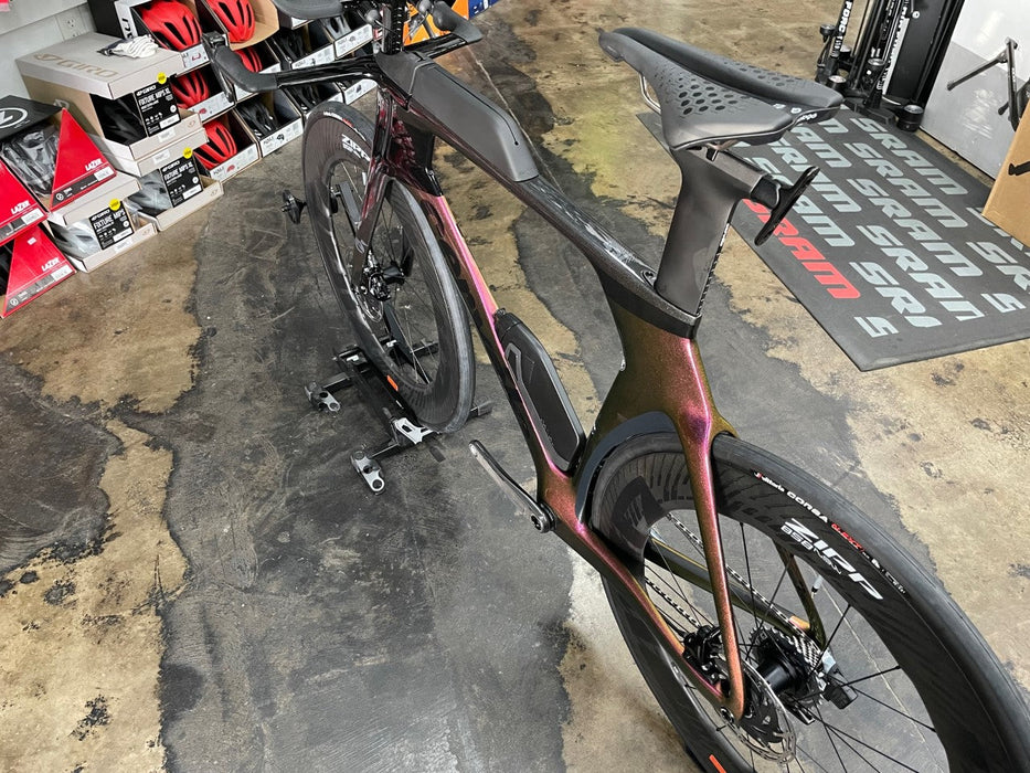 Cervelo P5 SRAM Red eTap AXS 12 Speed Zipp 858 NSW - Purple Sunset 2024