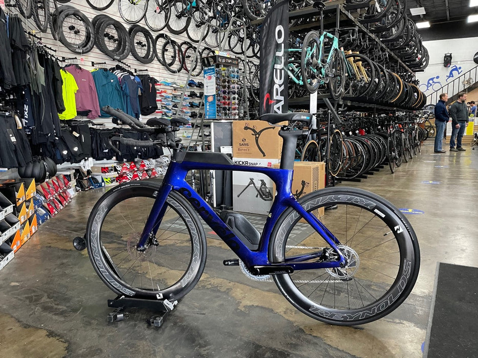 Cervelo P-Series SRAM Rival eTap AXS 2X - Reynolds AR 58  Wheels - Deep Blue Sunset 2023