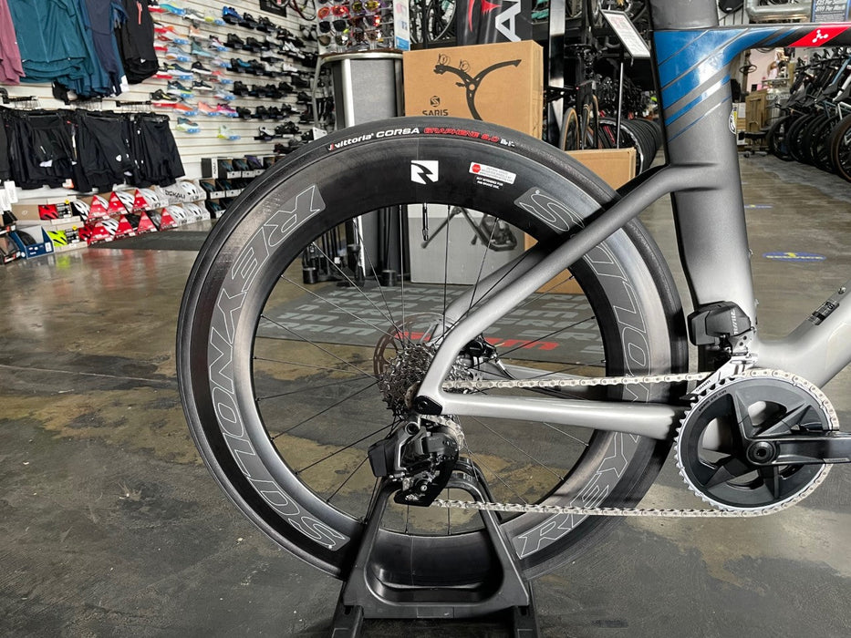 Argon 18 E-118 Tri+ SRAM Rival eTAP AXS 12 Speed - Reynolds AR80 Wheelset - Black 2023