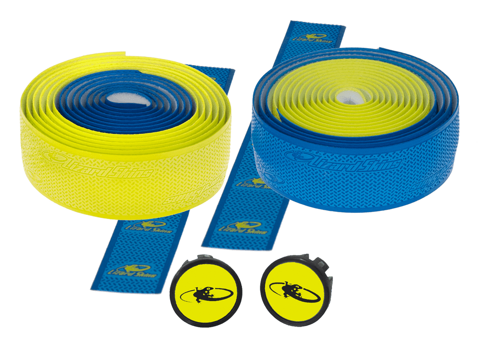 Lizard Skins DSP Dual Bar Tape Cobalt Blue-Neon