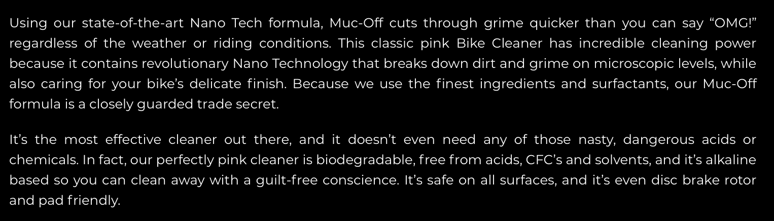 Muc-Off Nano Tech Bike Cleaner 1L