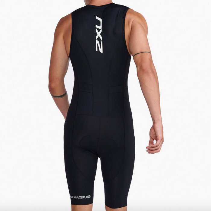 2XU Men's Aero Front Zip Trisuit - Black